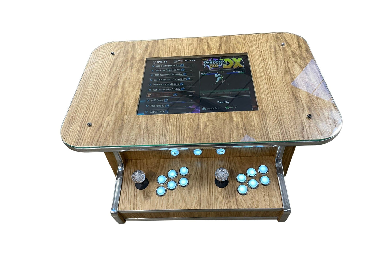 Oak Arcade Coffee Table 5000 - Flatout Arcades