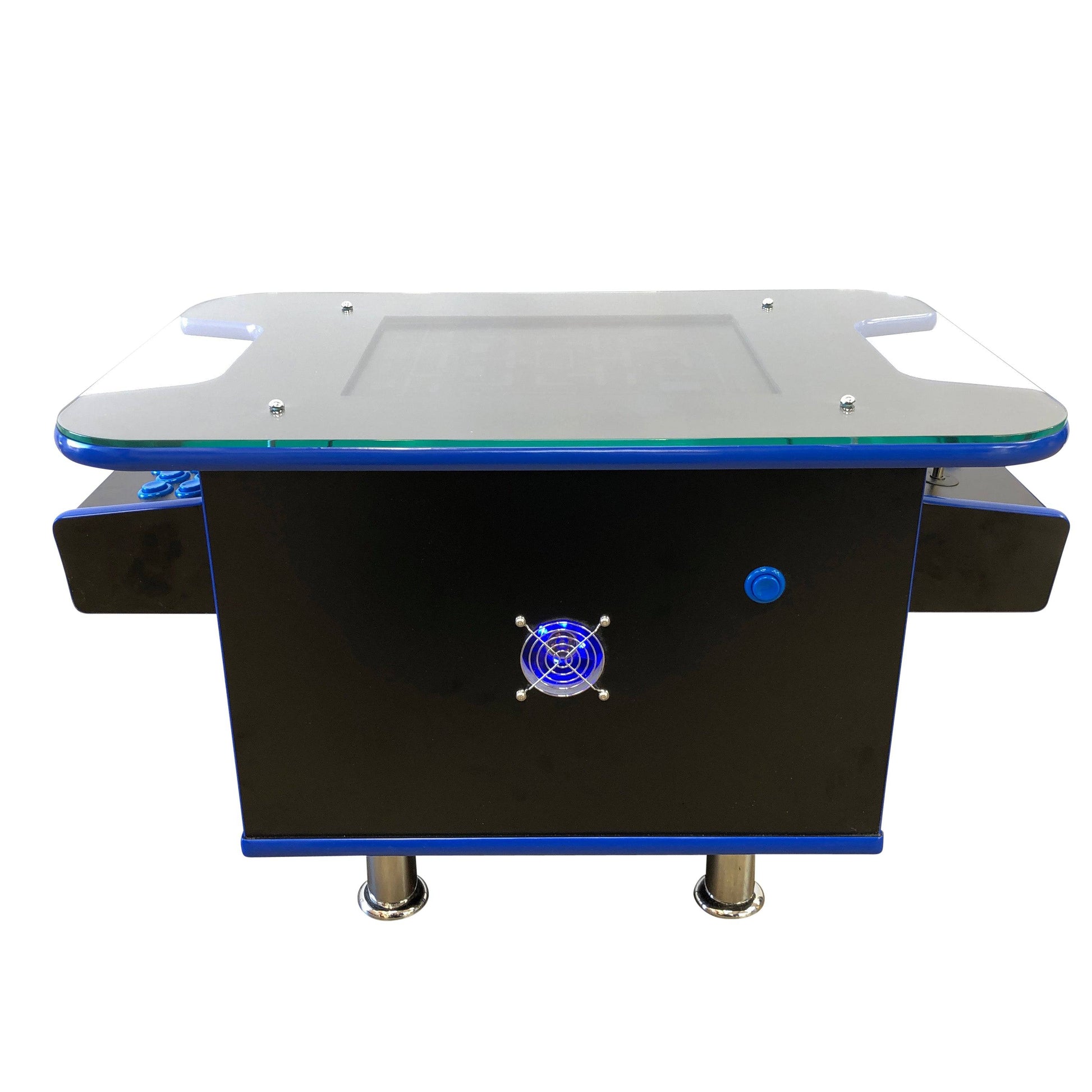 Classic Blue and Black Arcade Coffee Table - Flatout Arcades